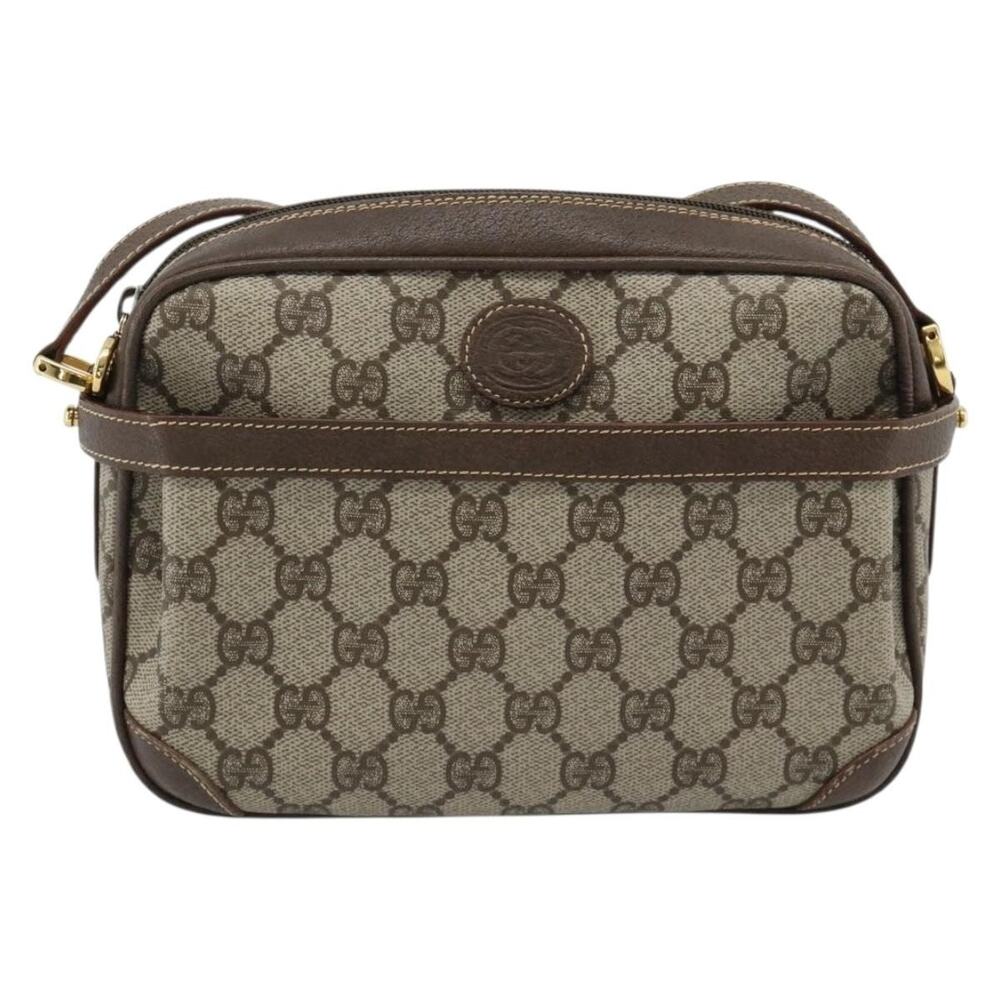 Gucci GG Supreme Shoulder Bag 007 Beige